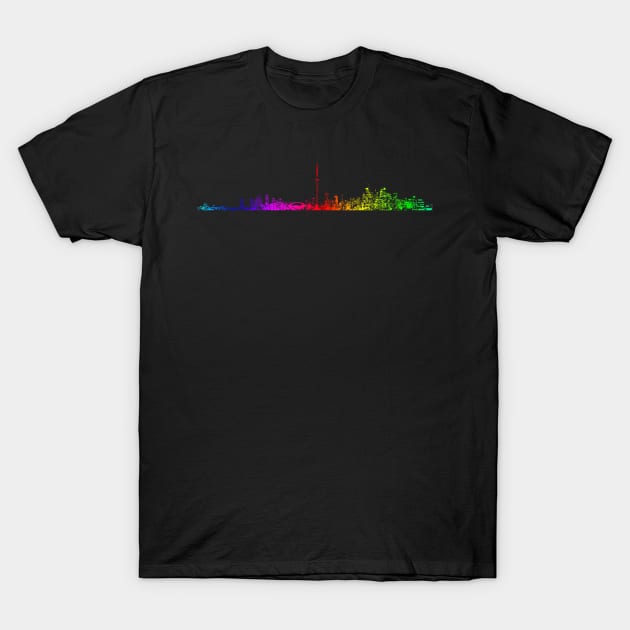 Toronto Rainbow T-Shirt by learningcurveca